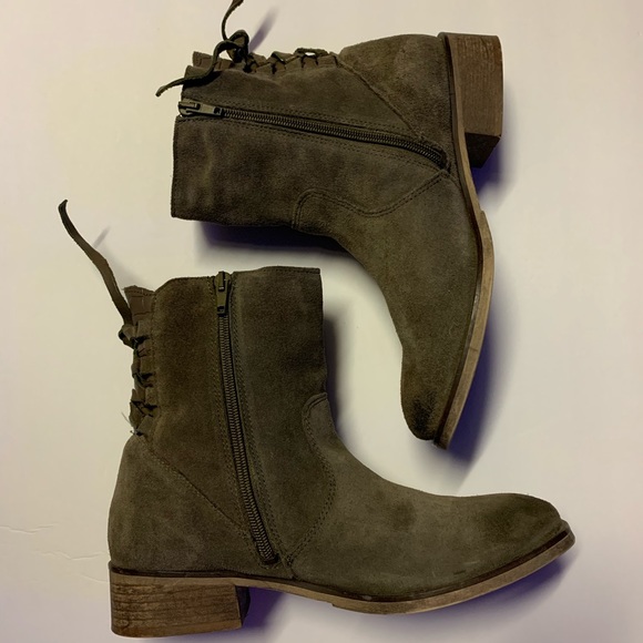 Steve Madden Suede Ankle Boots - Picture 4 of 5